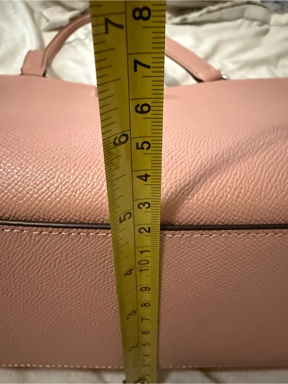 Coach Women's Pink Structured Shoulder Bag - Picture 8 of 8